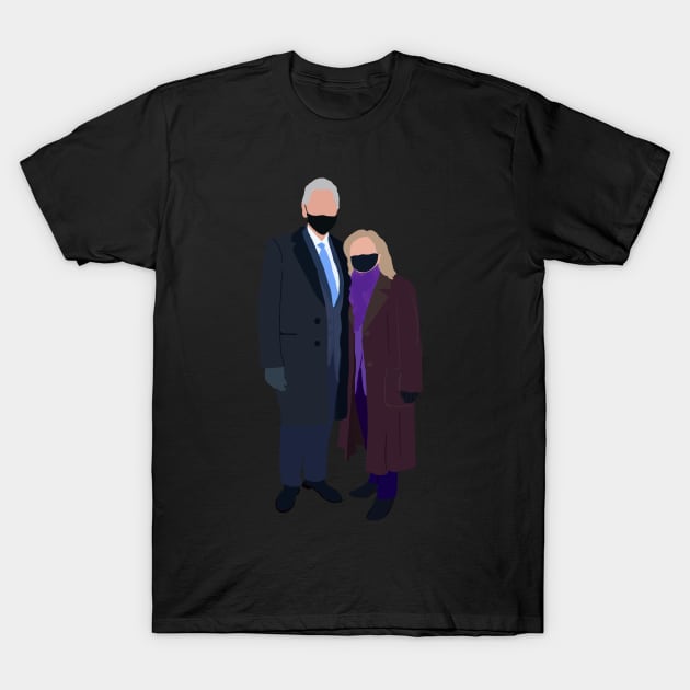 Bill + Hillary Clinton T-Shirt by GrellenDraws